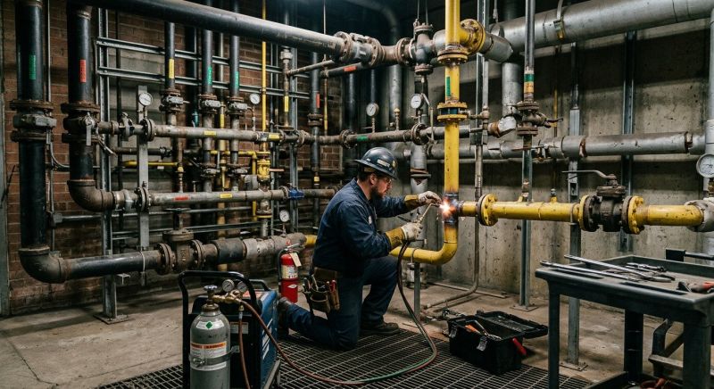 Commercial Gas Line Service in Fredericksburg, VA