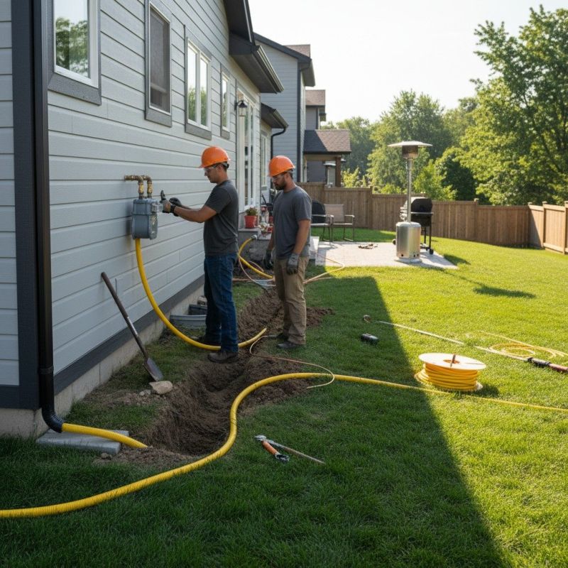 Natural Gas Line Installation in Fredericksburg, VA