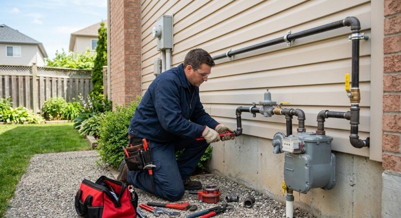 Propane Line Replacement in Fredericksburg, VA